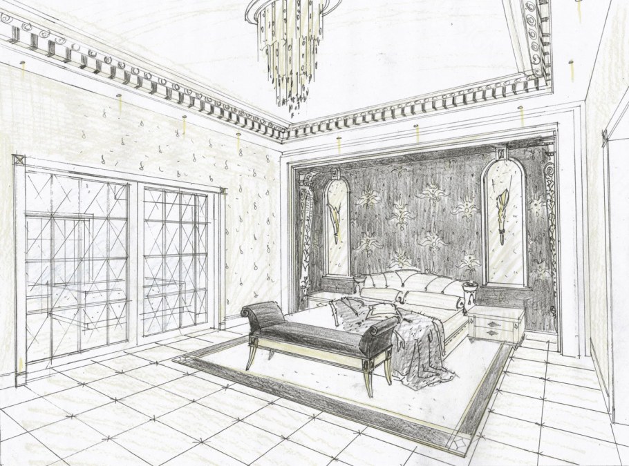 Наброски фигуры человека сидя