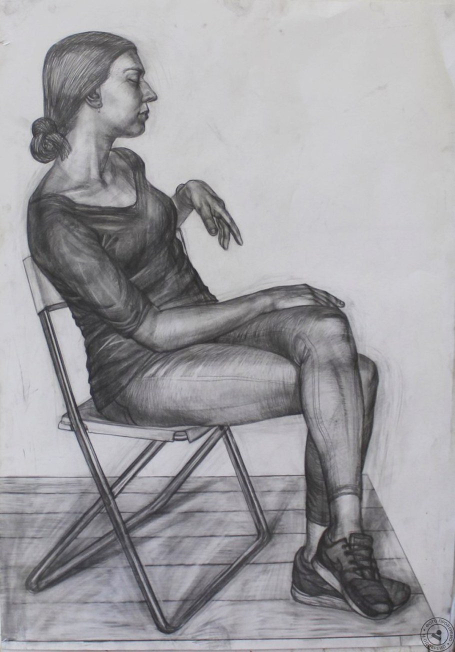 Натюрморты рисунок со шторой