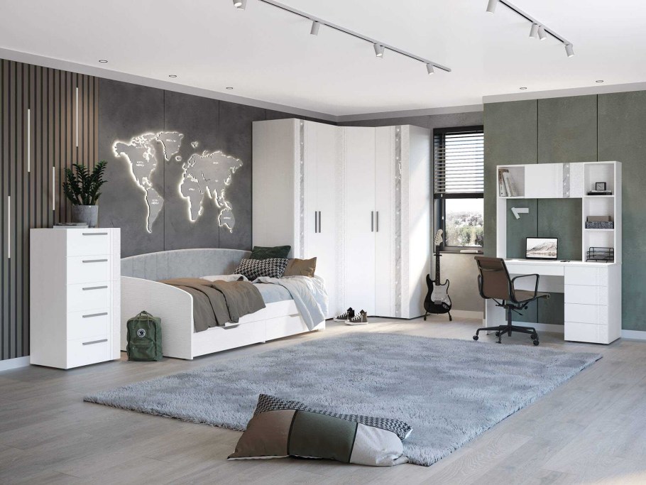 Лазурит детская двухъярусная кровать