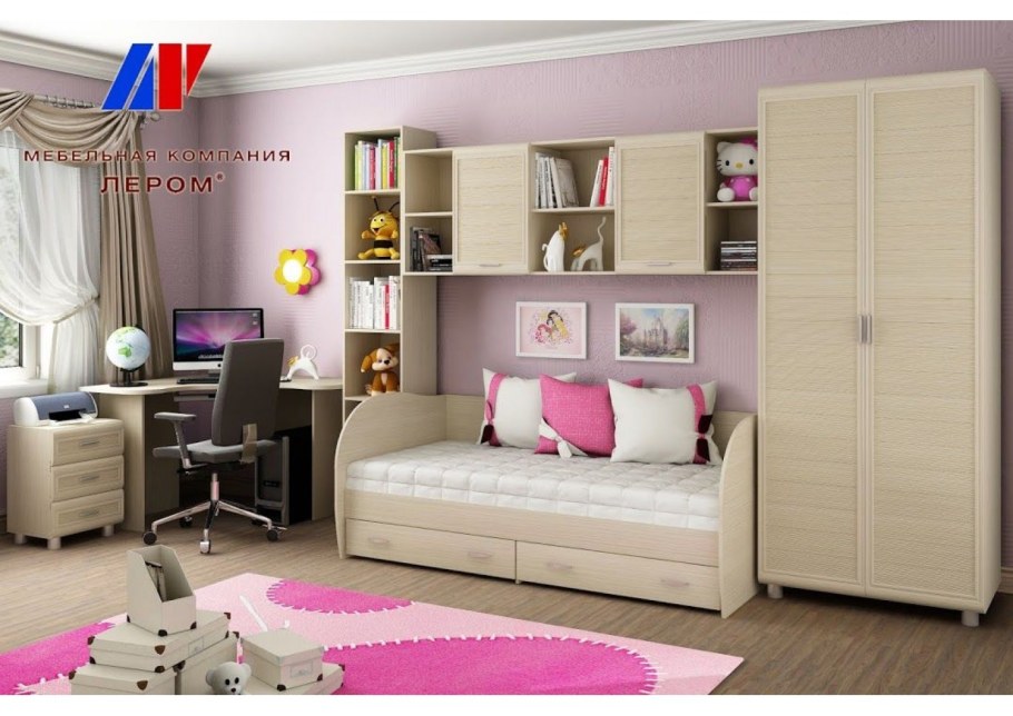 Кровать-чердак карамель 77-01 (Атлант)
