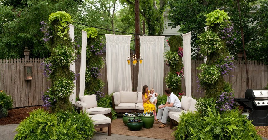 Ширма на дачном участке