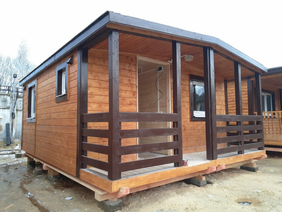 Бытовка с верандой