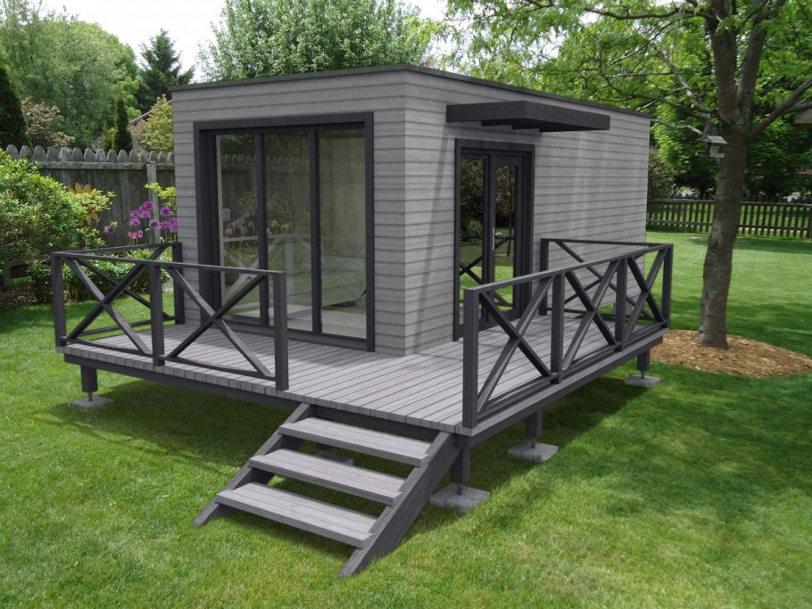 Бытовка с верандой