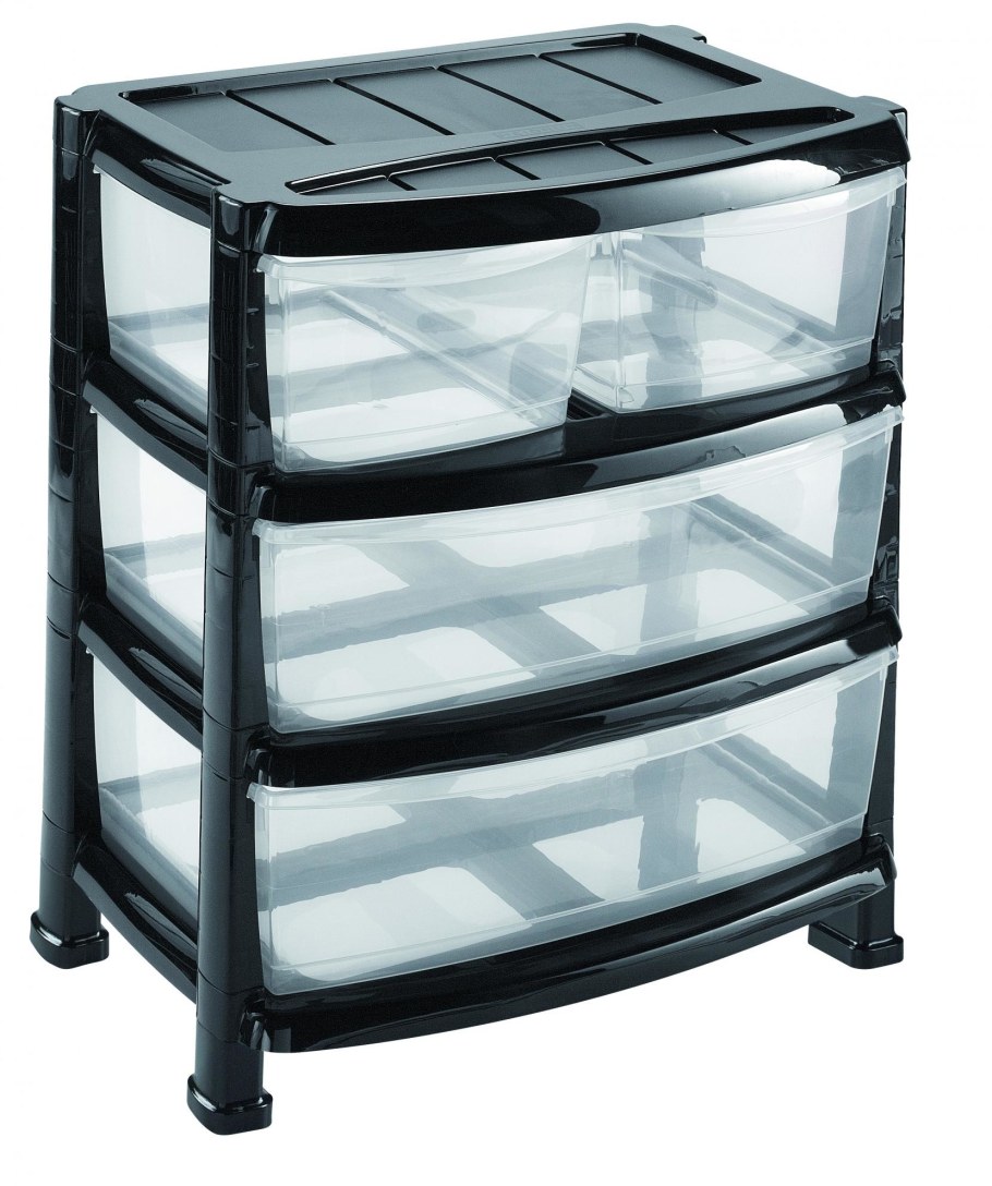 Heidrun комод пластиковый professional на 4 ящика, 29*38*78смкод: 1521