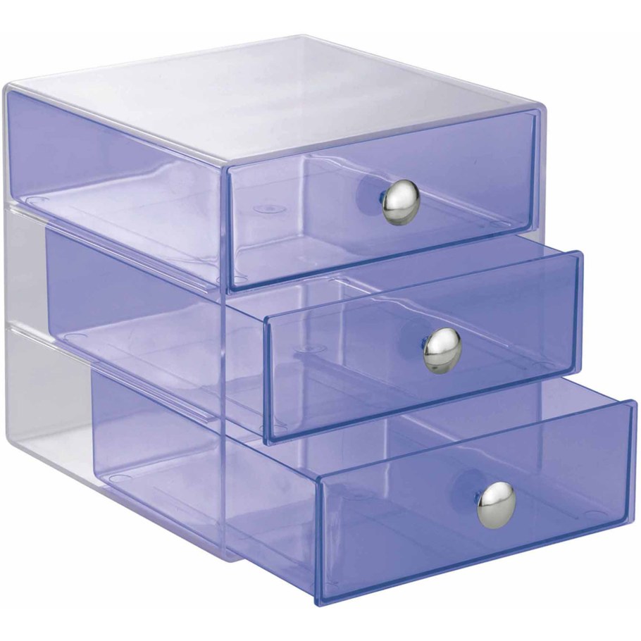 Комод пластиковый прозрачный с ящиками