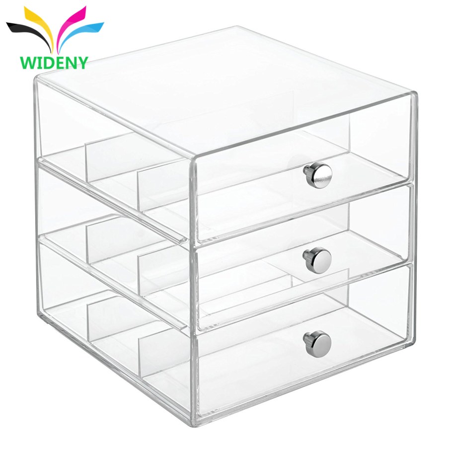 Прозрачный органайзер с выдвижными ящиками