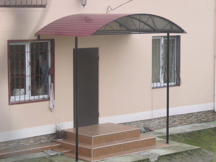 Современный козырек