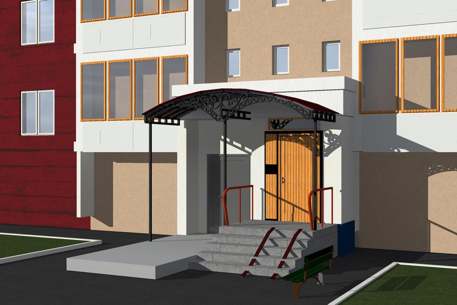 Козырек из профлиста