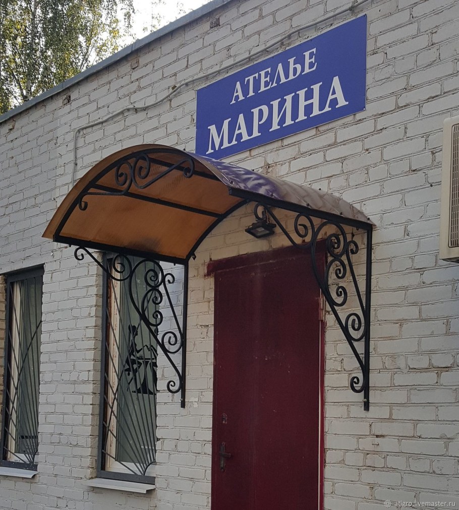 Навес над входной группой