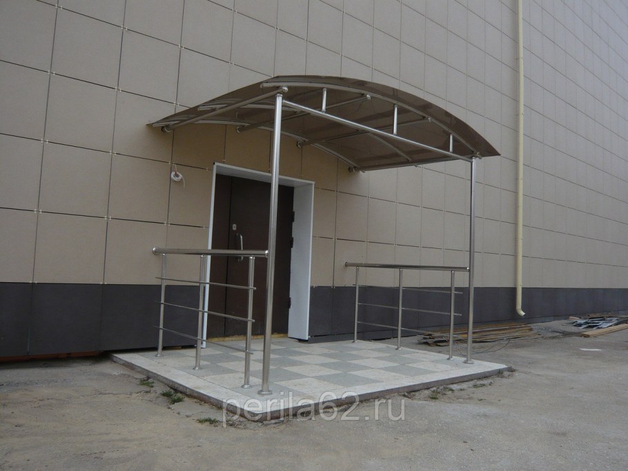 Входной навес в завод