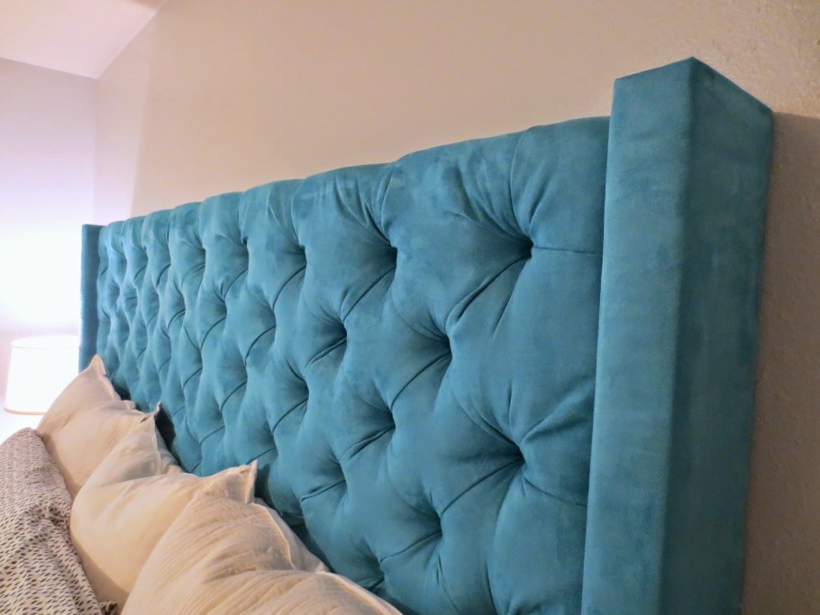 Обивка изголовья поролоном