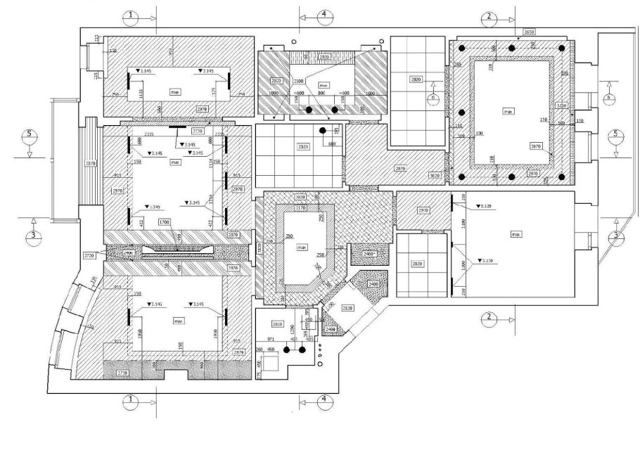 Чертеж в архикад планировка