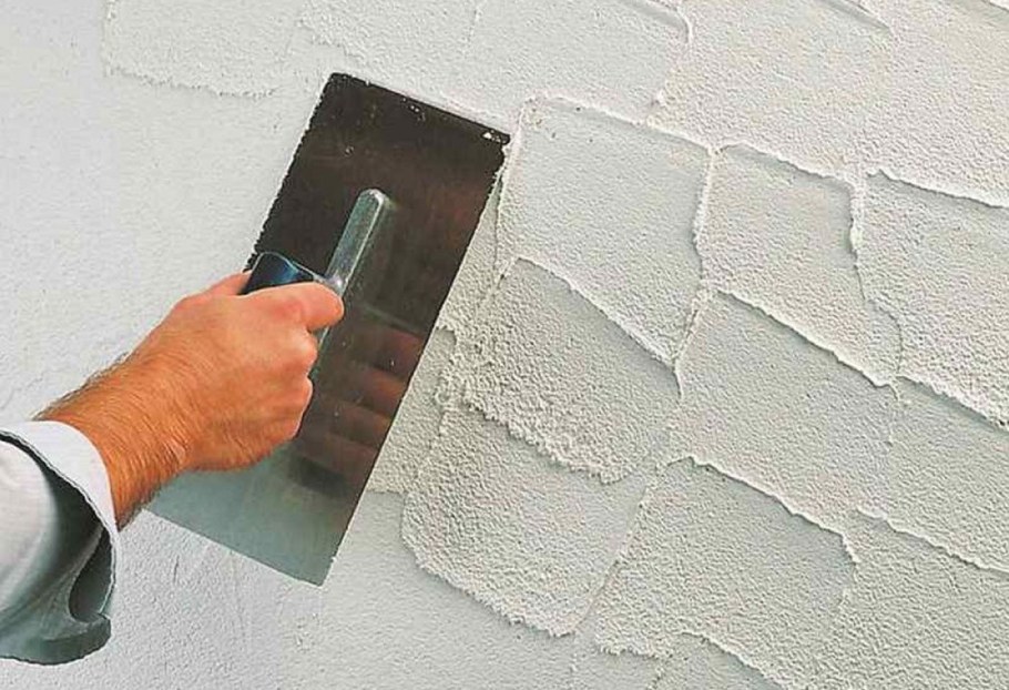 Декоративная штукатурка на кухне