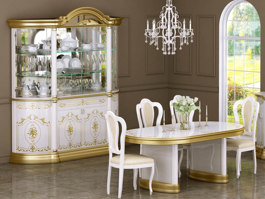 Интердизайн гостиная роза белая/золото