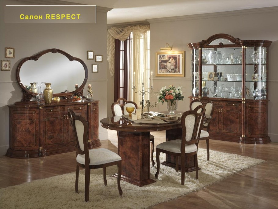 Гостиная роза орех диа мебель
