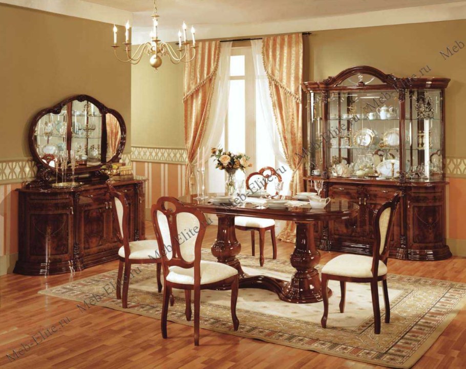 Гостиная роза махонь Интердизайн