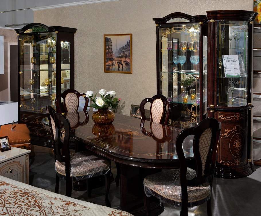 Диа мебель витрины роза