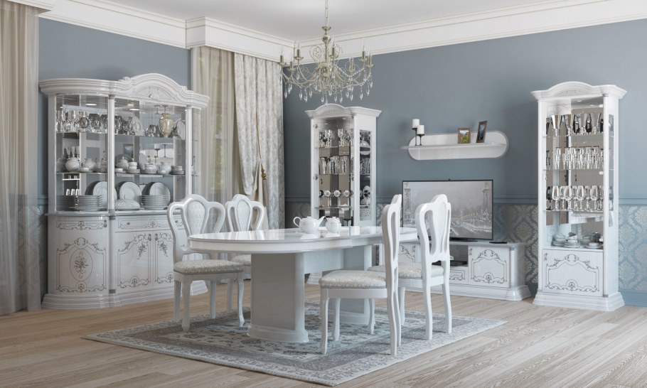 Интердизайн гостиная роза серебро