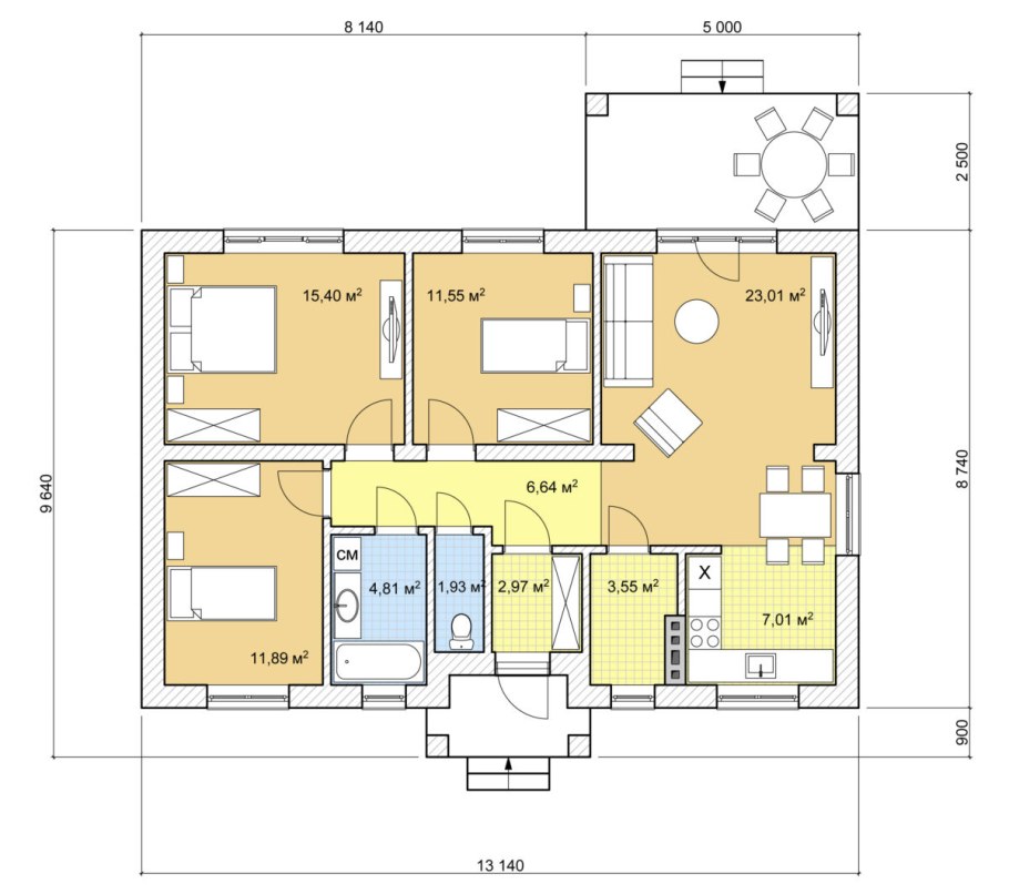 Планировка дома 110 кв м одноэтажный