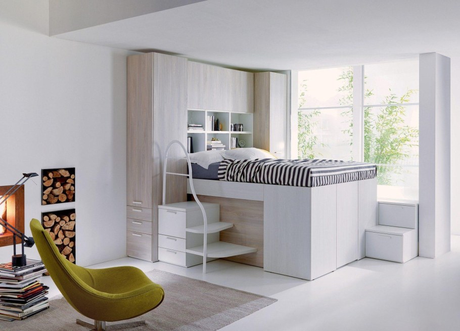 Высокая кровать