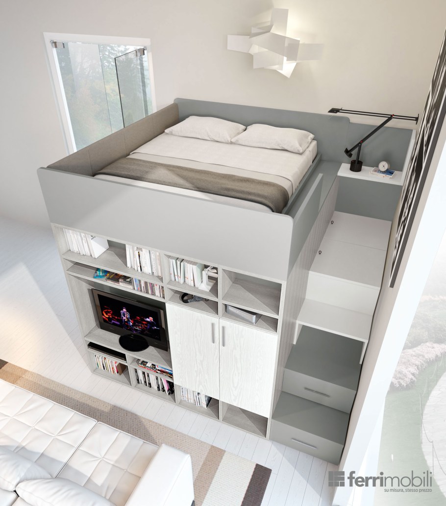 Кровать гардероб