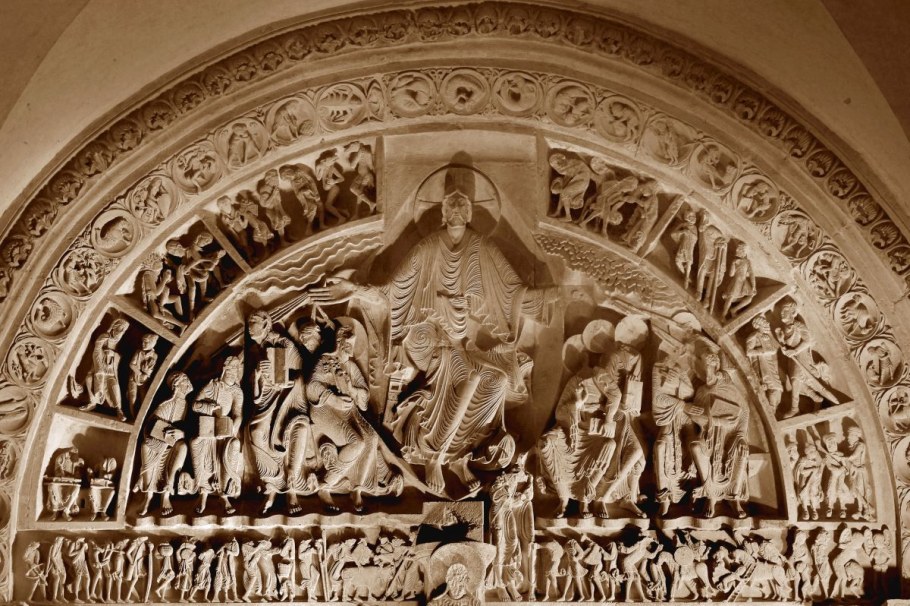 Тимпан церкви ла Мадлен в Везле