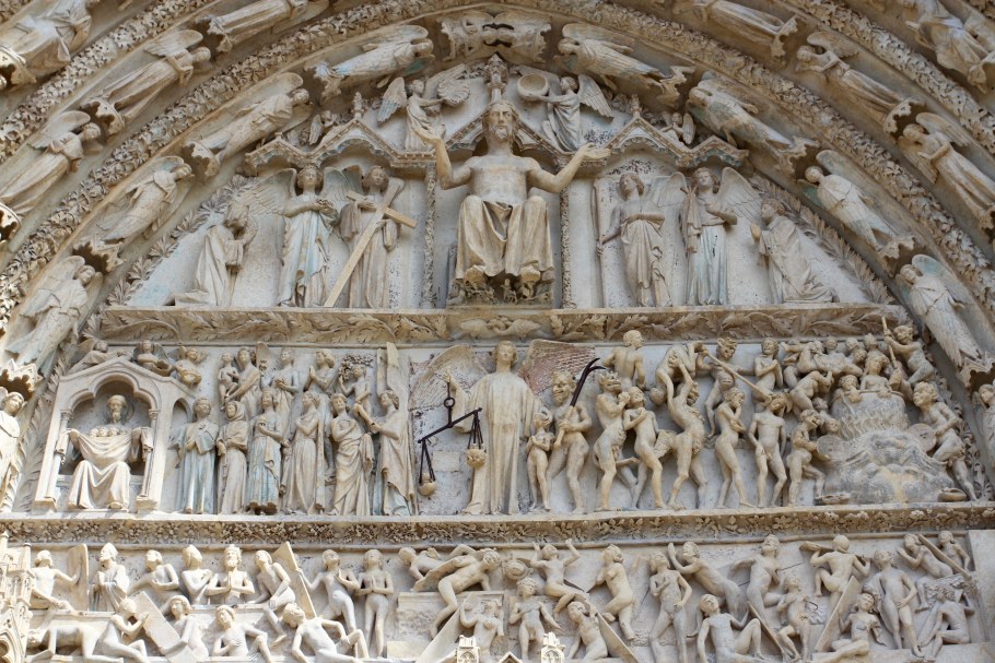 Амьенский собор тимпан