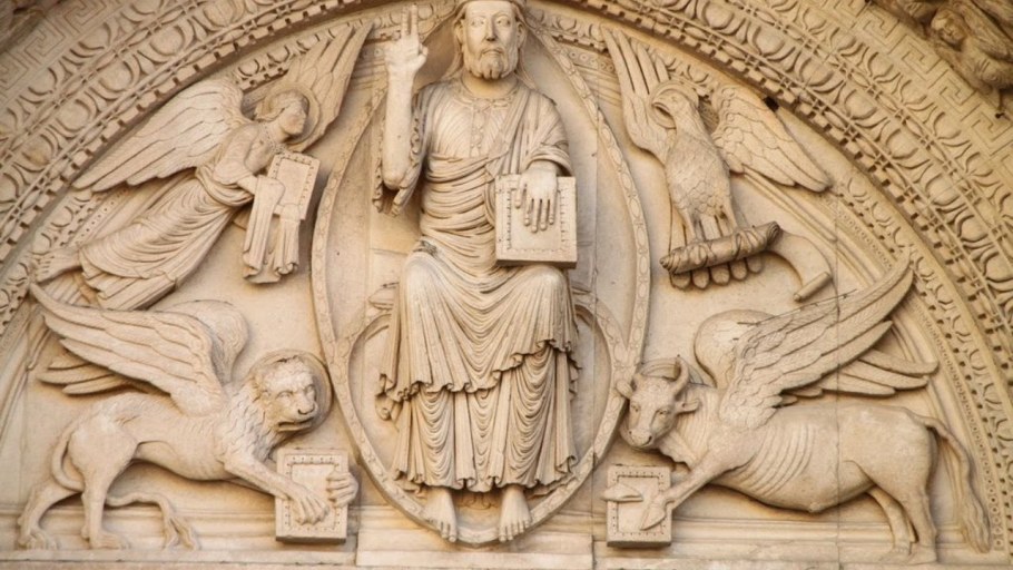 Церковь сен Дени тимпан