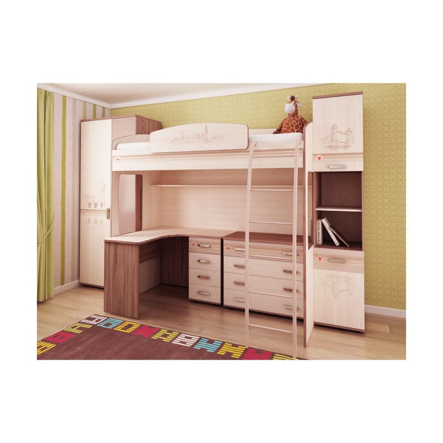 Шкаф для одежды Мегаполис Давита сборка полок в шкафу