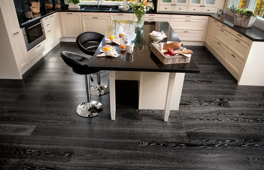 Натуральный линолеум для кухни