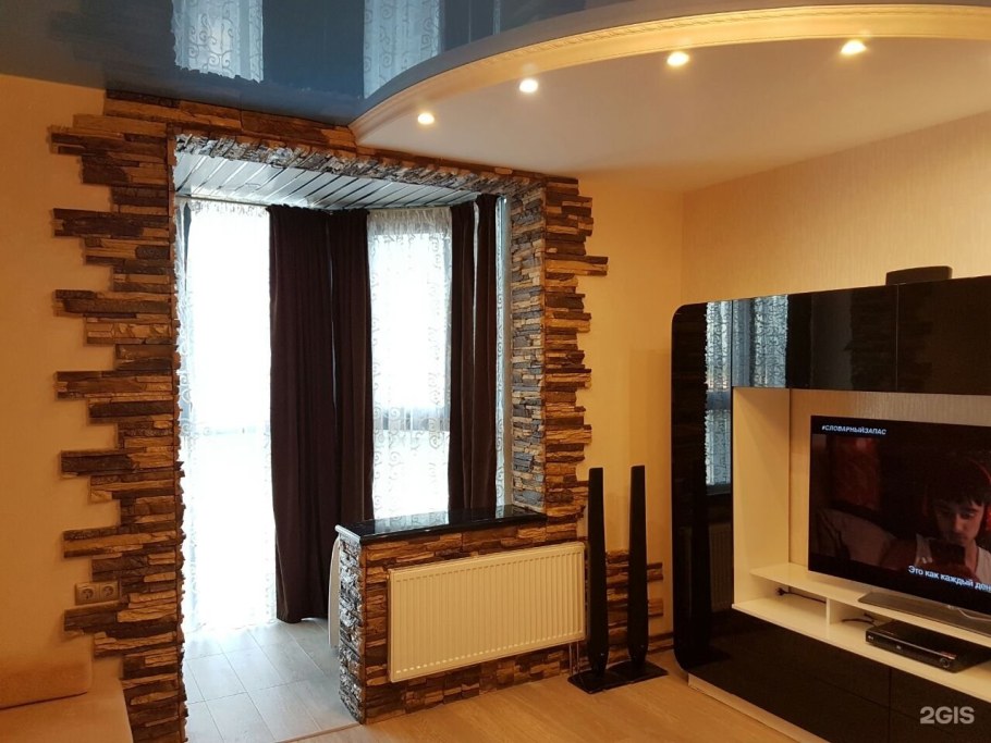 Евроремонт квартир декоративным камнем