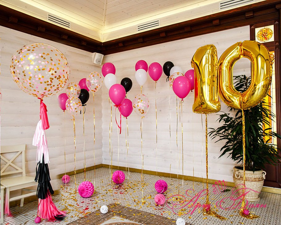 Украшение помещения на день рождения