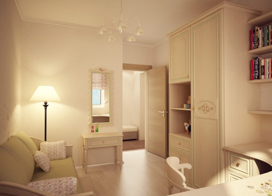 Интерьер п44т двушка угловая