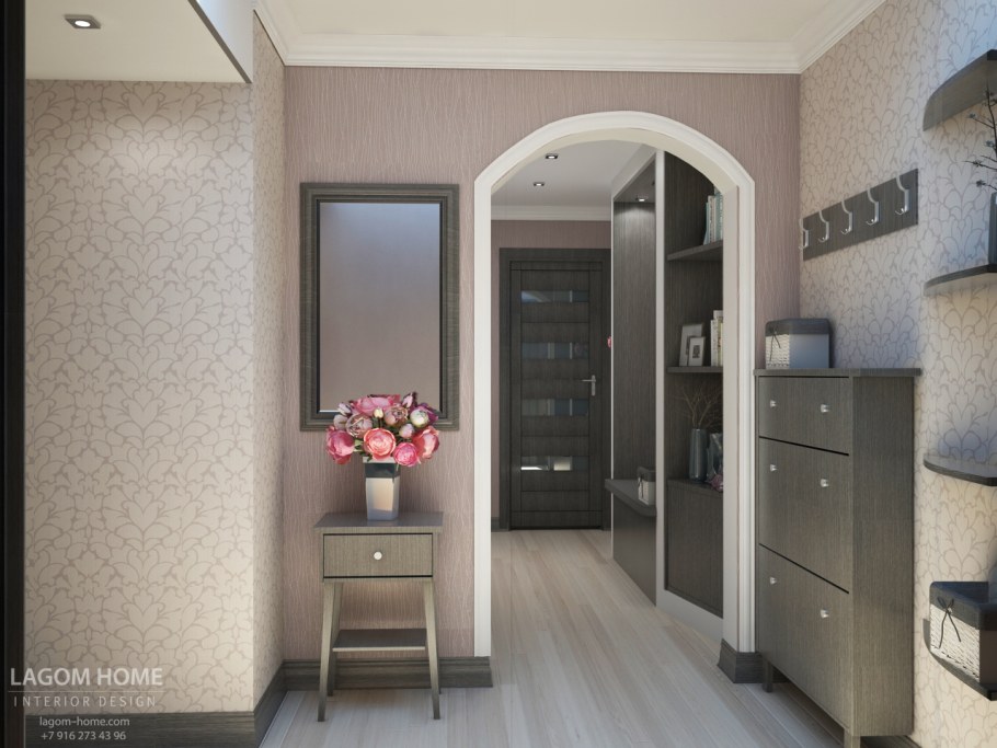 Кухня интерьер п44т трешка