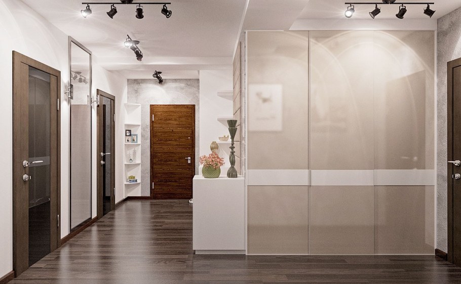 Интерьер двухкомнатной квартиры п44 распашонка