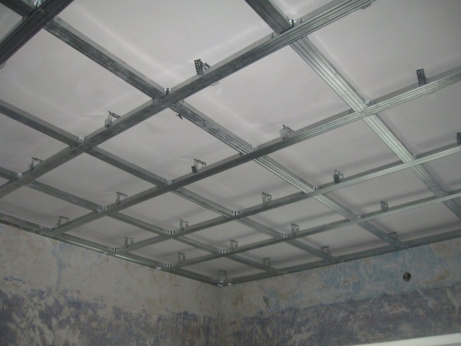 Потолочный блок ГКЛ на каркасе п112