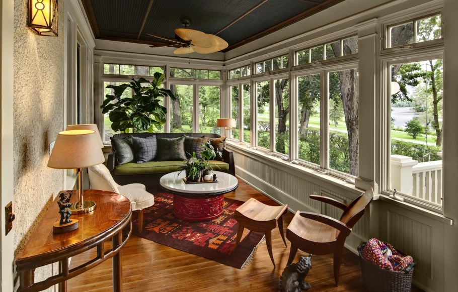 Открытая веранда на даче