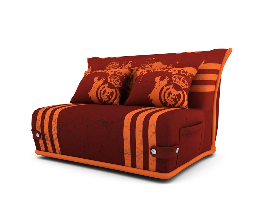 Диван аккордеон с ортопедическим матрасом с ящиком для белья