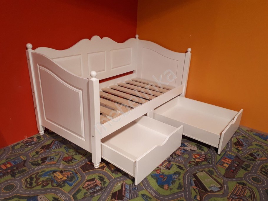 Мальвина шкаф 2-х дверный (белый поры дерева, дуб Шервуд патина)