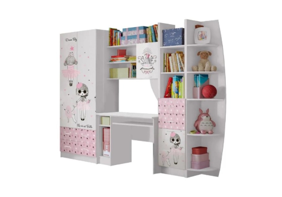 Юниор 2 Мальвина кровать