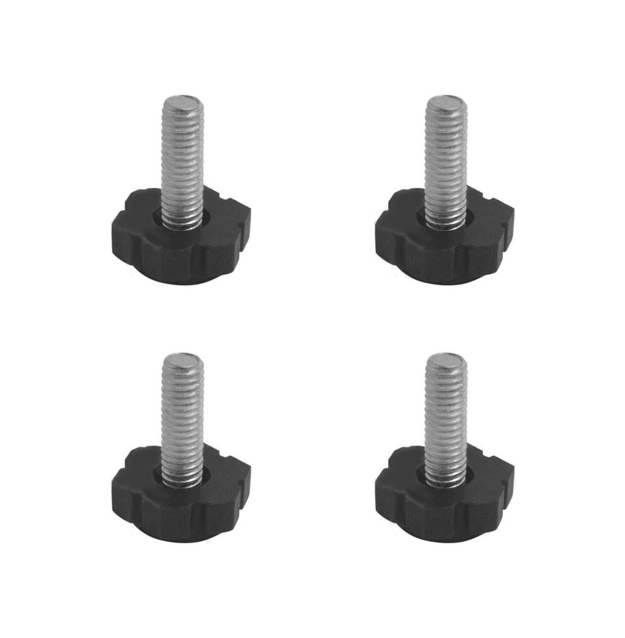 Ножка мебельная черная, м8 х 25