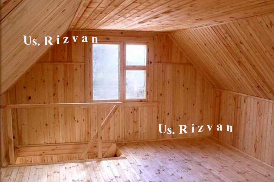 Отделка мансарды