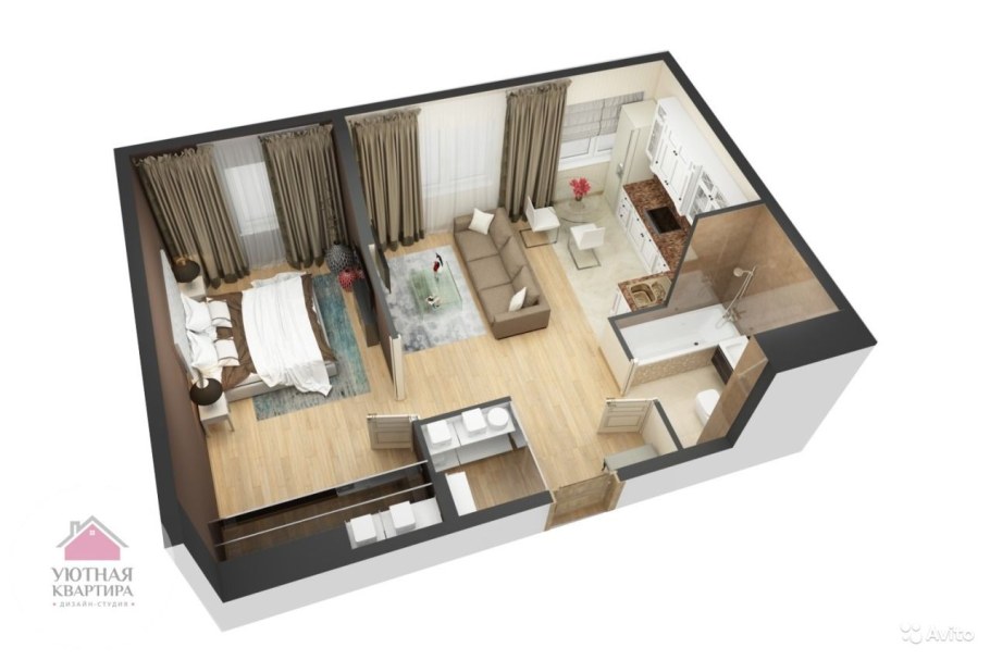 Трёшка хрущевка планировка