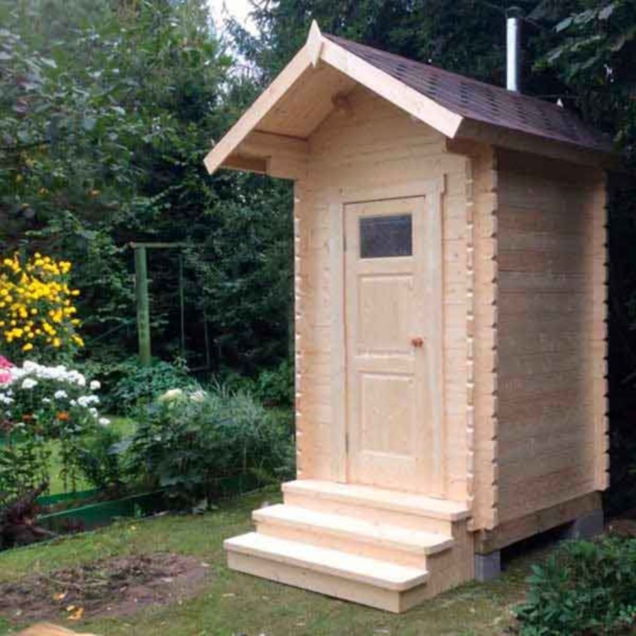 Сказочный туалет для дачи