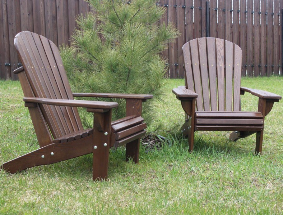 Деревянная складная мебель для сада