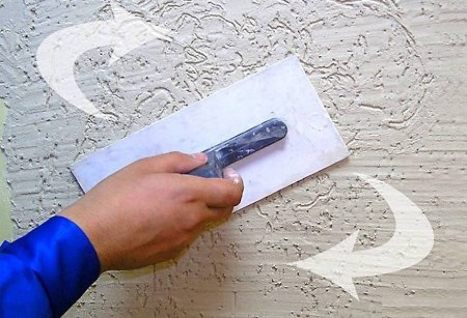 Декоративная шпаклевка короед