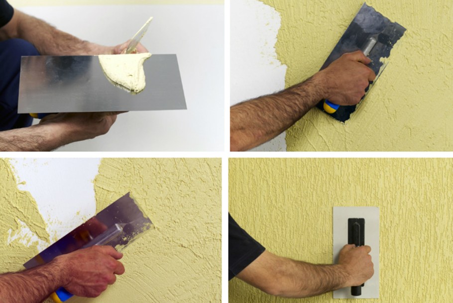 Декоративная фасадная штукатурка (Тип "короед").