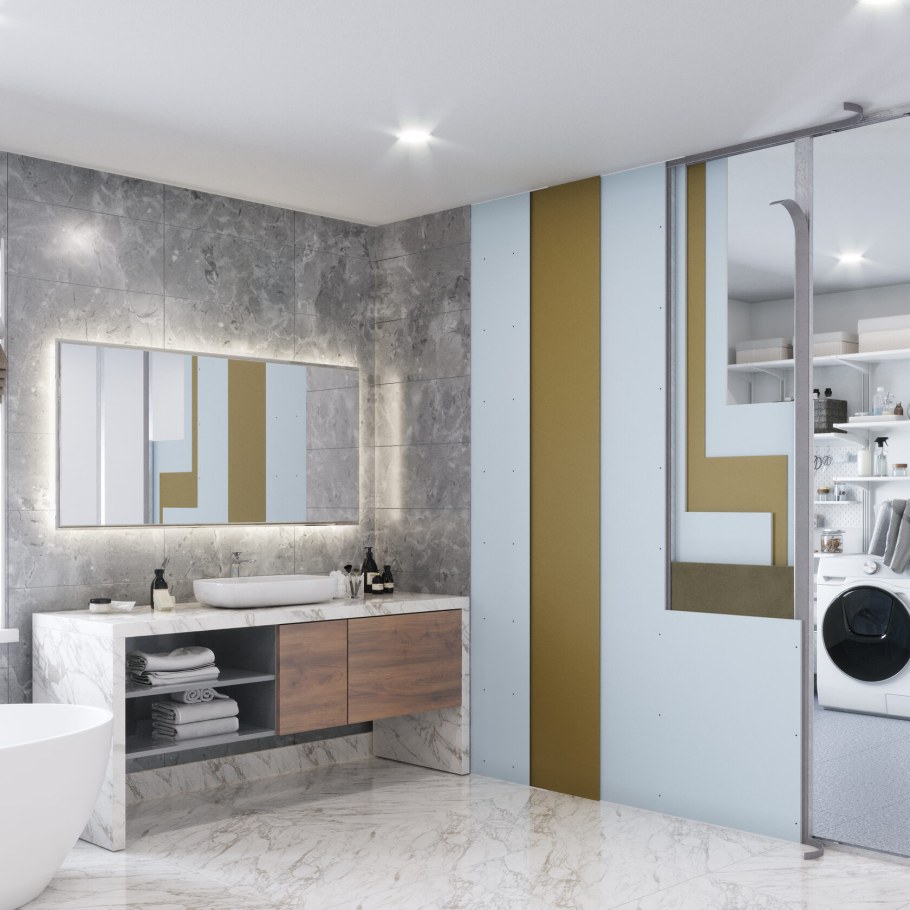 Каркасная система звукоизоляции стен