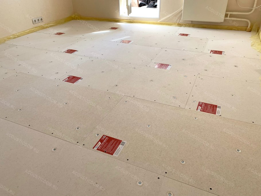 Звукоизоляция ЗИПС-пол