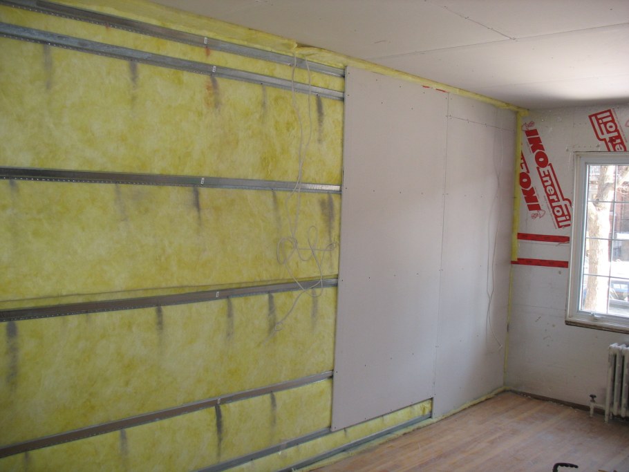 Шумоизоляция газобетона 100мм